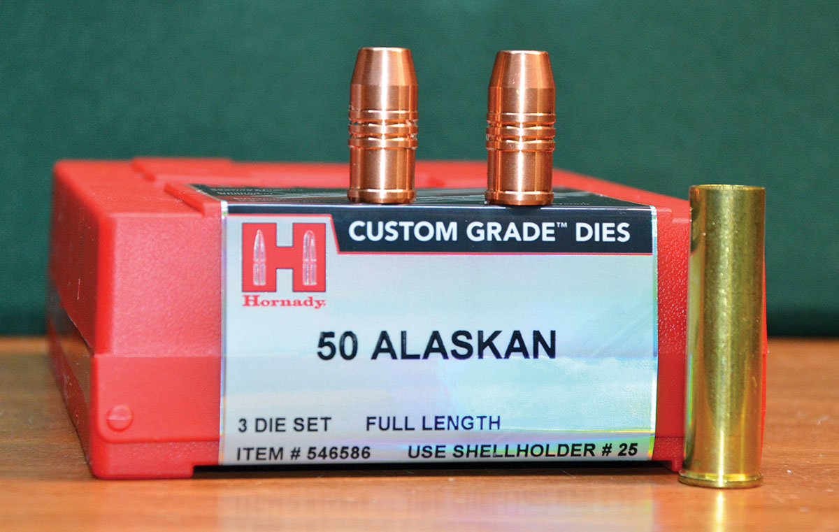Hornady has a custom die service, and dies can be made from a chamber reamer drawing, or from three cases fired in the rifle. Elliptical expanders, shell holders, trimmer pilots, bullet seating stems and alignment sleeves can be made to fit any jacketed or lead bullet of any profile.